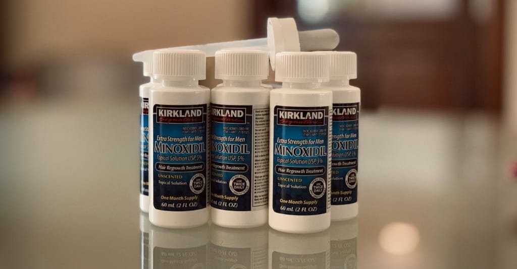 Minoxidil de la marca Kirkland